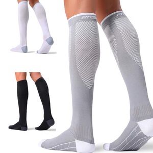 Men's Compression Socks - pack of 3 Gray, Black, White